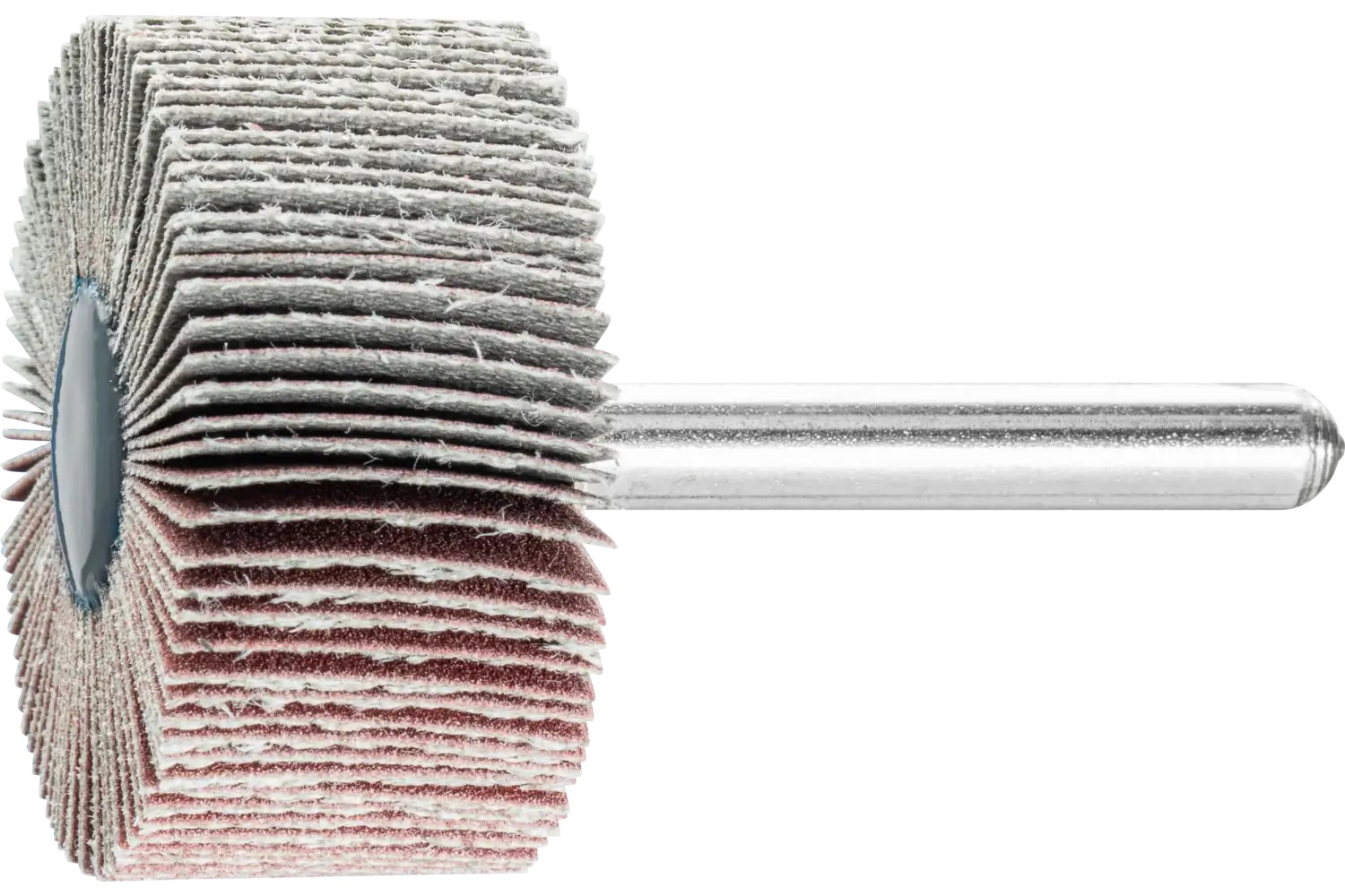 Picture of Pferd Mounted Flap Wheel, 1-1/2" X 1, 320 Grit, 1/4" Shank, Aluminum Oxide